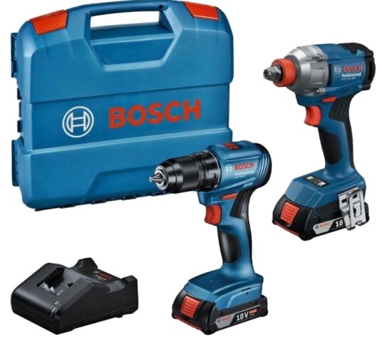 Bosch GDX 18V-285 + GSR 185-LI Kombosett 18V Bosch GDX 18V-285 + GSR 185-LI Kombosett 18V