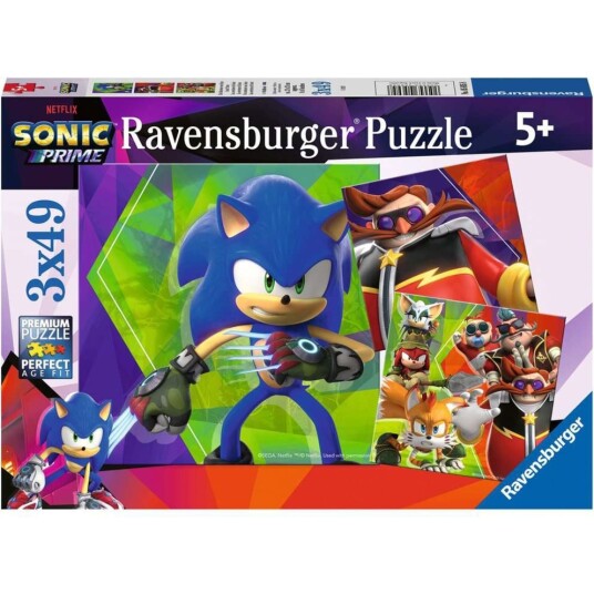 Ravensburger Sonic Prime 3x49p Ravensburger Sonic Prime 3x49p