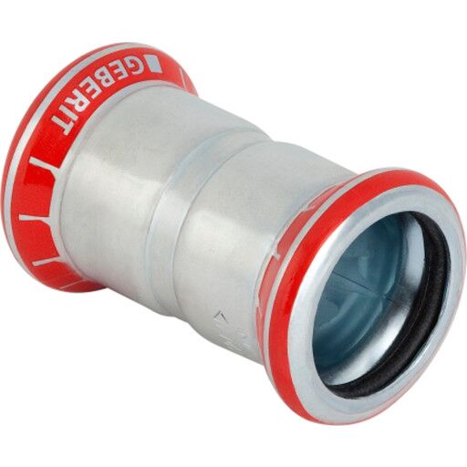 Geberit Galvanisert Pressmuffe 15 x 15 mm i Stål for Vanninstallasjon