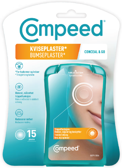 Compeed Kviseplaster Conceal & Go 15 stk. Compeed Kviseplaster Conceal & Go 15 stk.
