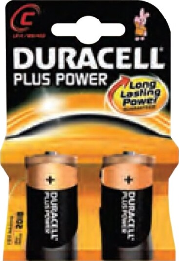 Duracell Plus Power Mn1400 Batteri 2 X C Alkalisk MN1400B2
