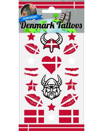 Danmark   Midlertidige Tatoveringer