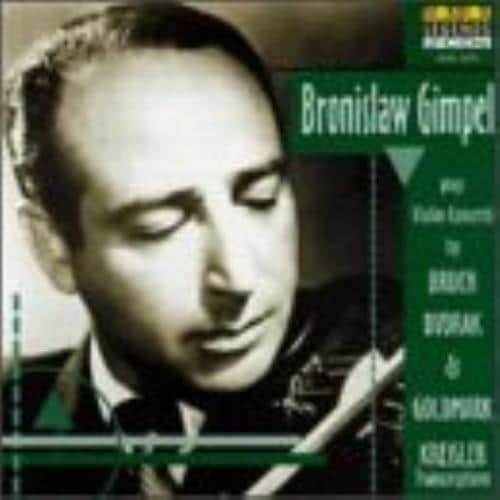 MediaTronixs Max Bruch : Bronislaw Gimpel: Violin Concertos By Bruch/Dvor?k & Goldmark CD 2 Pre-Owned