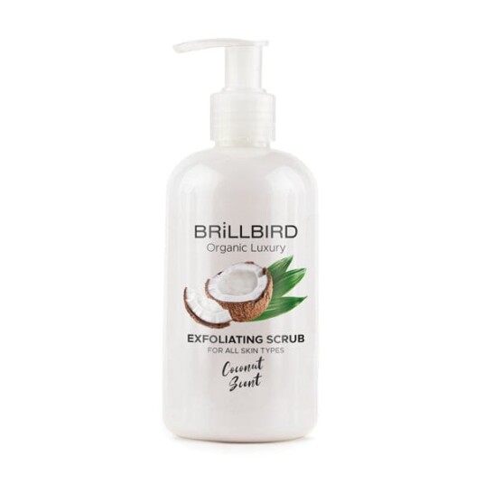 Brillbird Norge Organic Luxury Fuktighetsgivende skrubb COCONUT