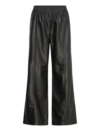 French Connection Tasher Wide Leg Pu Trouser - Black - M French Connection Tasher Wide Leg Pu Trouser - Black - M