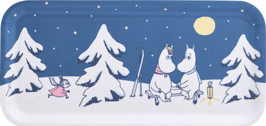 Muurla Moomin brett 13x27 cm Starry night