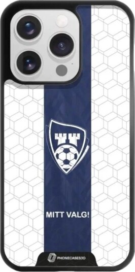 Phonecases3D iPhone 16 Pro Sarpsborg 08 3D mobildeksel, svart