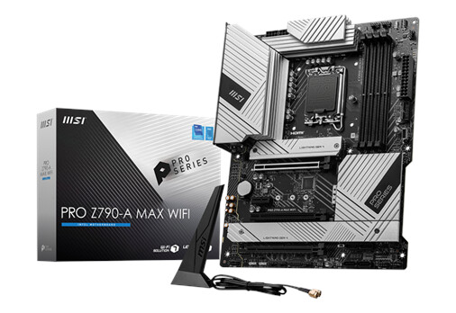 MSI PRO Z790-A MAX WIFI Hovedkort - Intel Z790 - Intel LGA1700 socket - DDR5 RAM - ATX
