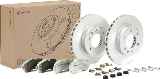 BREMBO KT 10 052 Bremseskiver og -klosser