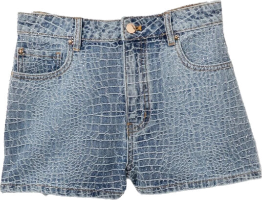 Self Portrait Dame Shorts Blå W26,