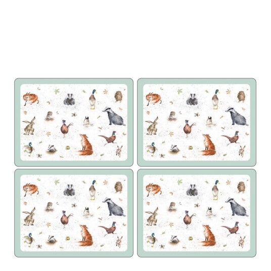Wrendale Design  Bordunderlag 40x30 cm 4 stk