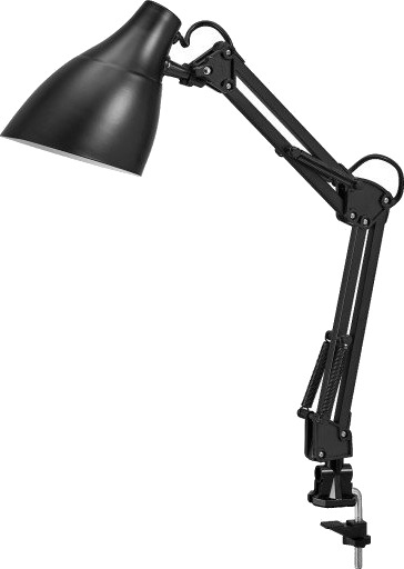 Osram Office klemlampe sort