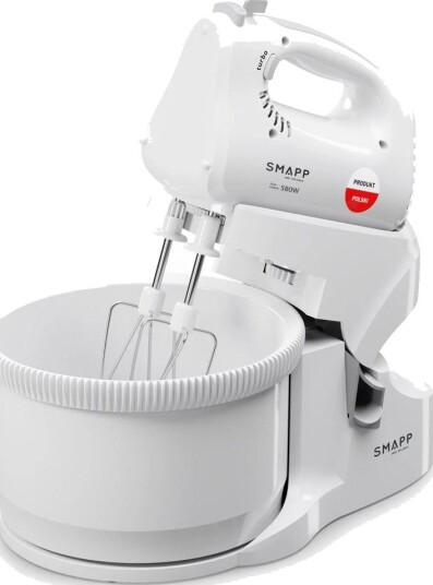 Smapp 451.6 Håndmikser med bolle - 3,3L, 580W - Hvit