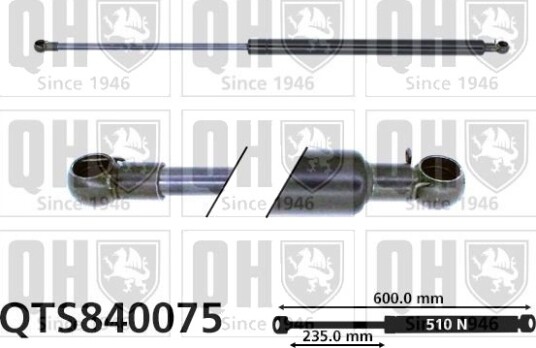 QUINTON HAZELL QTS840075 Baklukedemper