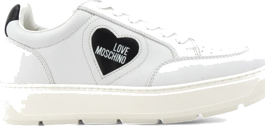 Love Moschino Dame Sko Hvit 38 EU,