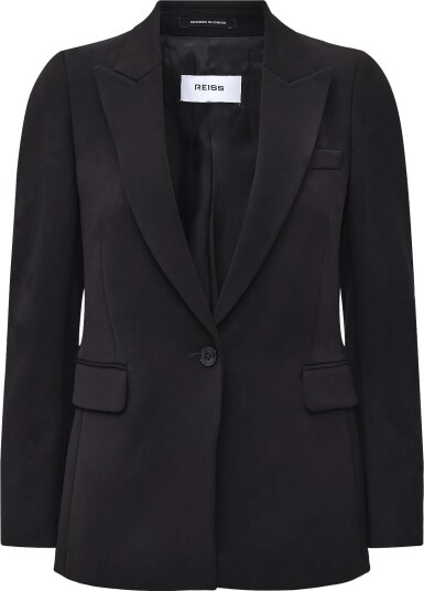 Reiss Gabi Sb Blazer   BLACK   40