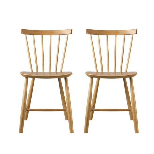 Fdb Møbler J46 Stol 2 stk. Nordic Swan Ecolabel J46SS300305