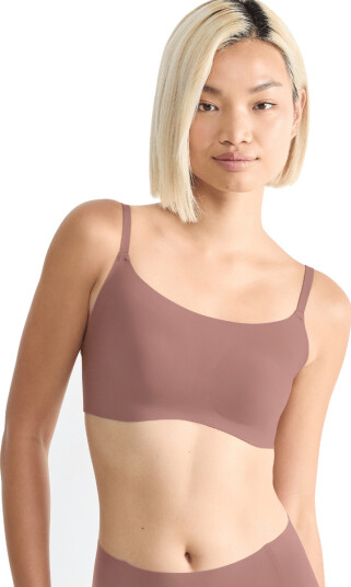 Sloggi BH ZERO Feel 2 0 Ultra Bra Brun X-Large Dame