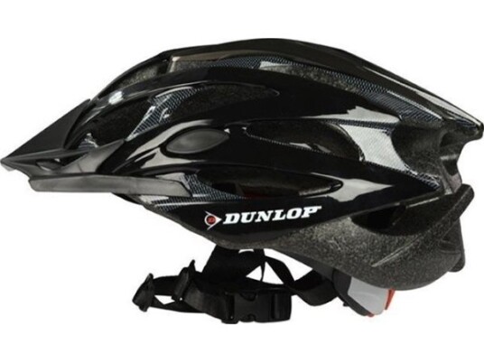 Dunlop - Justerbar Mtb Sykkelhjelm, Størrelse M 55-58 Cm (Svart) Dunlop - Justerbar Mtb Sykkelhjelm, Størrelse M 55-58 Cm (Svart)