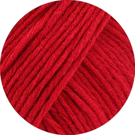 Lana Grossa Easy Cotton Garn Mørkerød