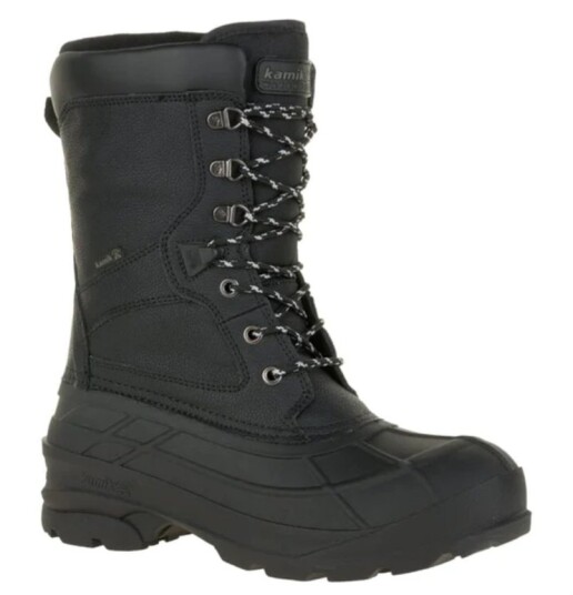 Kamik Nation Pro Winter Boots Mens Black black 46"