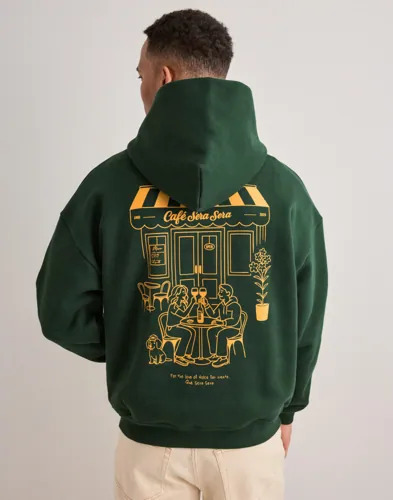 Que Sera Sera Café Sera Sera Hoodie Hoodies Grønn