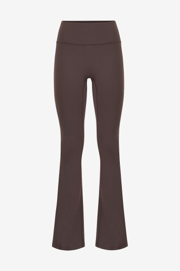 Gina Tricot Treningstights Flare Yoga Tights Brun