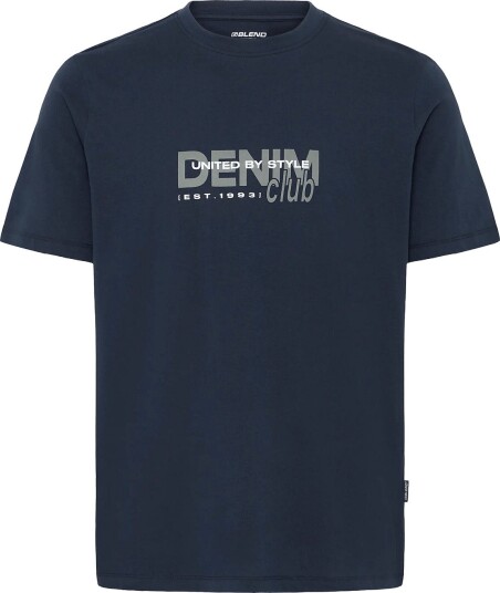 Blend Bhkasmir S/S Logo Tee Navy XXXL