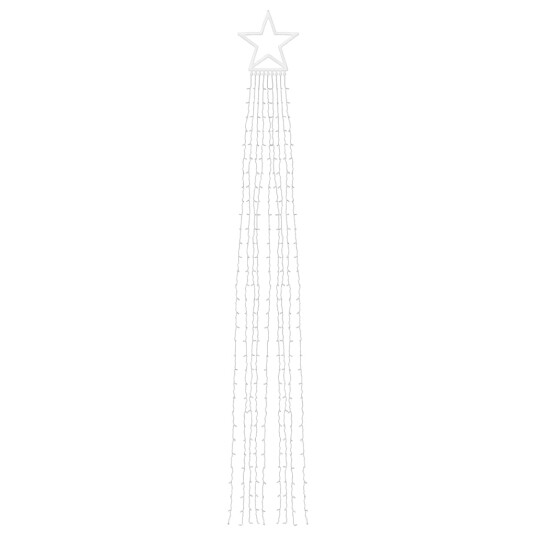vidaXL Juletrelys 320 LEDs varm hvit 375 cm vidaXL Juletrelys 320 LEDs varm hvit 375 cm