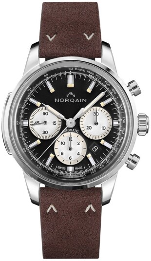 Norqain Herreklokke N2200S22C/B221/20EN.18S Freedom Sort/Lær Ø43 mm Norqain Herreklokke N2200S22C/B221/20EN.18S Freedom Sort/Lær Ø43 mm