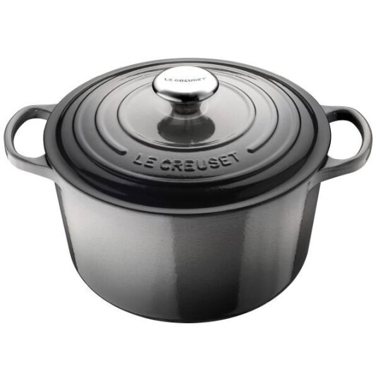 Le Creuset Signature støpejernsgryte rund 26 cm 6,3L flint