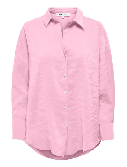 ONLY Carmakoma Carzazima L/S Loose Shirt Wvn Noos   Pink   46