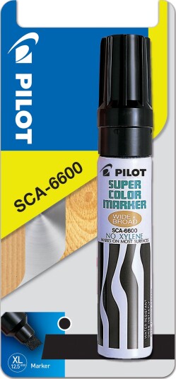 Pilot SCA-6600 Markeringspenn svart, ekstra bred, Markere & markører Pilot SCA-6600 Markeringspenn svart, ekstra bred, Markere & markører