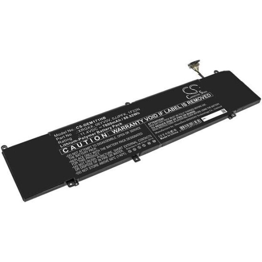 Dell Alienware M17 R1 batteri (7800 mAh 11.4 V, Sort)