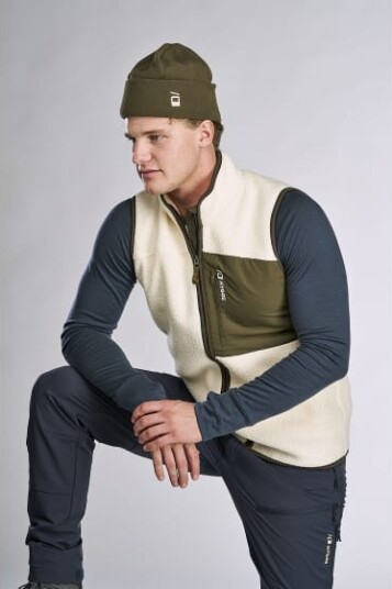 House Of Hygge Pile Fleece Vest Herre Mrkebl L