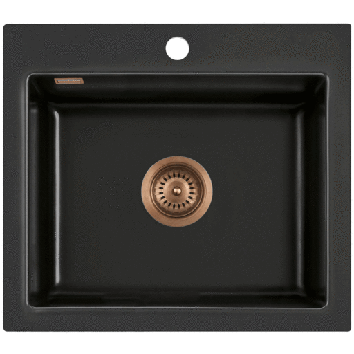 Lavabo Mera 57 kjøkkenvask 57,5x51 cm, sort