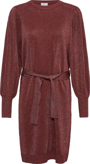 Kaffe Karegina Knit Belt Dress   PORT   S