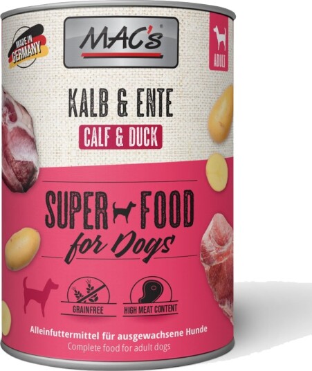 Mac'S Adult Superfood 6 X 400 G Kalv & And
