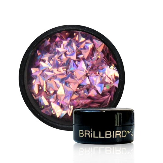Brillbird Norge 3D Triangel Fiolett
