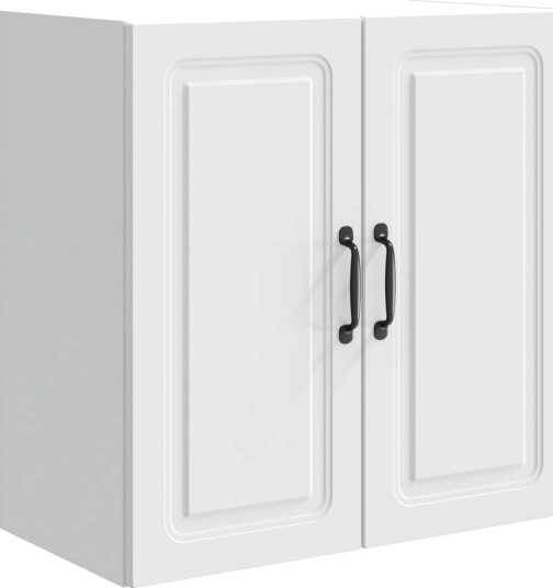 vidaXL Vegghengt skap Hvit 59 x 31 x 60 cm Konstruert tre