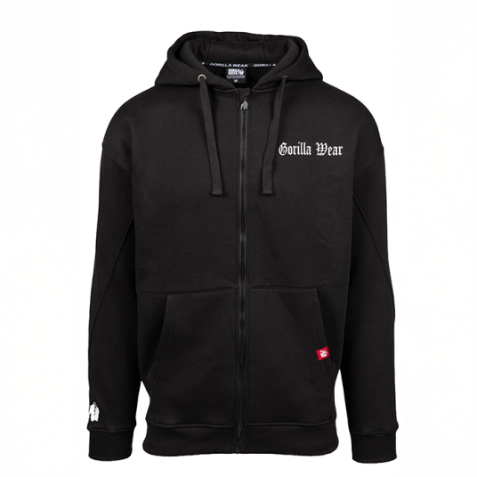 Gorilla Wear Utah Zipped Hoodie Sort Svart Medium Gorilla Wear Utah Zipped Hoodie Sort Svart Medium