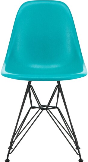Vitra - Eames Fiberglass Side Chair Turquoise Spisestoler Charles & Ray Blå