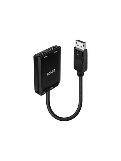 Lindy video/audio splitter MST hub DisplayPort 2 ports Lindy video/audio splitter MST hub DisplayPort 2 ports