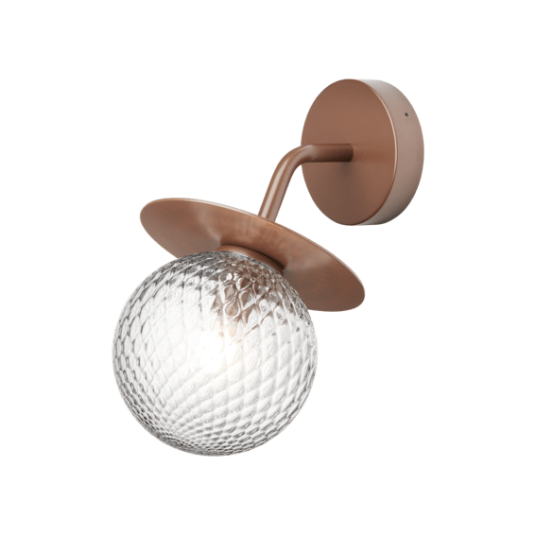 Nuura Liila Utendørs Vegglampe Mørk Bronse/ Optisk Klar Nuura Liila Utendørs Vegglampe Mørk Bronse/ Optisk Klar