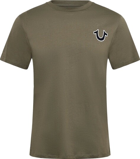 True Religion Buddha Logo Tee MILITANT GREEN L