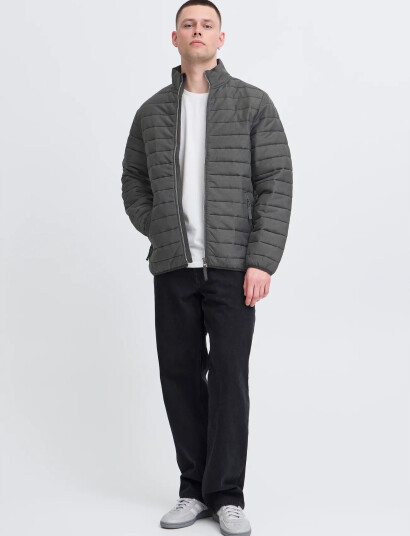 Blend Bhedmar Puffer With Stand Collar - Grey - L Blend Bhedmar Puffer With Stand Collar - Grey - L