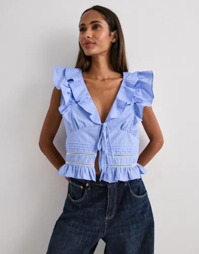 Neo Noir   Blå   Jolia Stripe Top