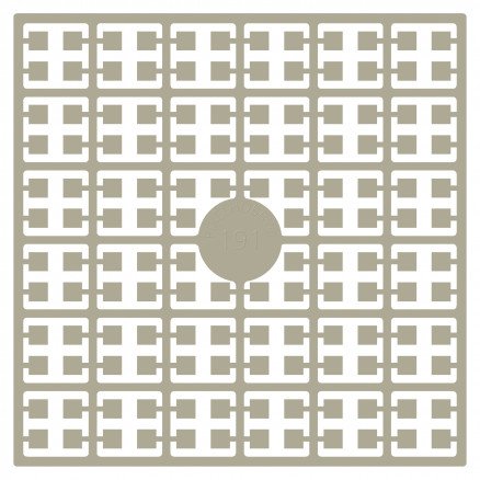 Pixelhobby Midi Perler 191 Mørk Dus Grågrønn 2x2mm 140 pixels