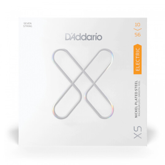 D'Addario XSE1056 Strengesett El-gitar. 010-056 XS Coated 7-str