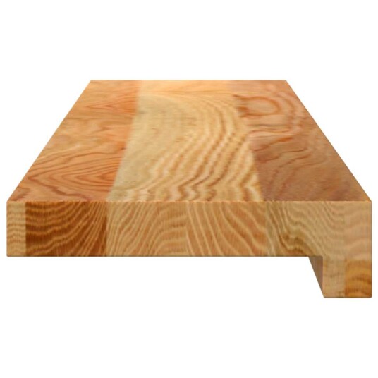 2 Stk Lysebrun 70x15x2cm Heltre Eik 2 Stk Lysebrun 70x15x2cm Heltre Eik